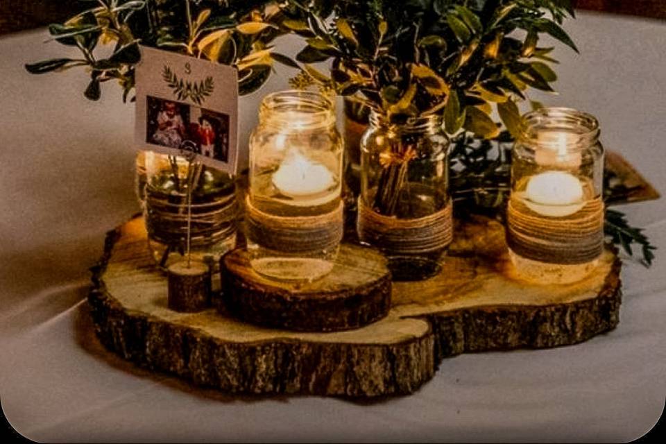 Rustic centerpieces