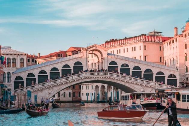 Go for a romantic gondola ride