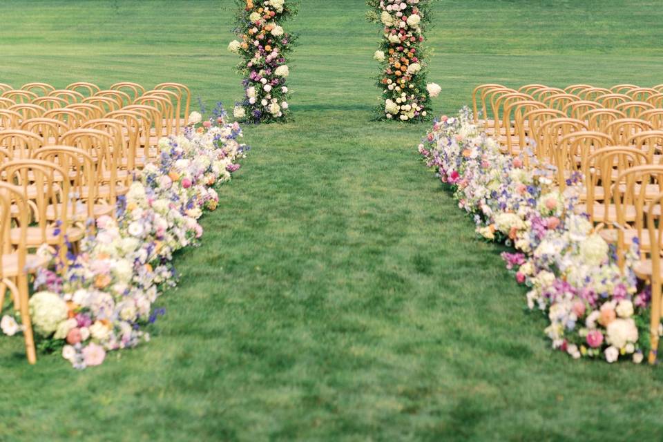 Ceremony set up