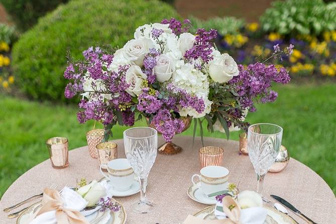 Garden Wedding Centerpiece