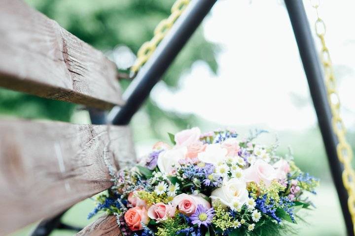 The wedding bouquets