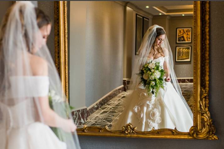 The pretty bride