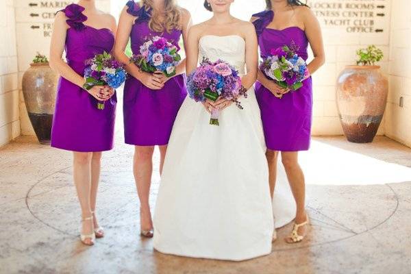 Matching bouquets