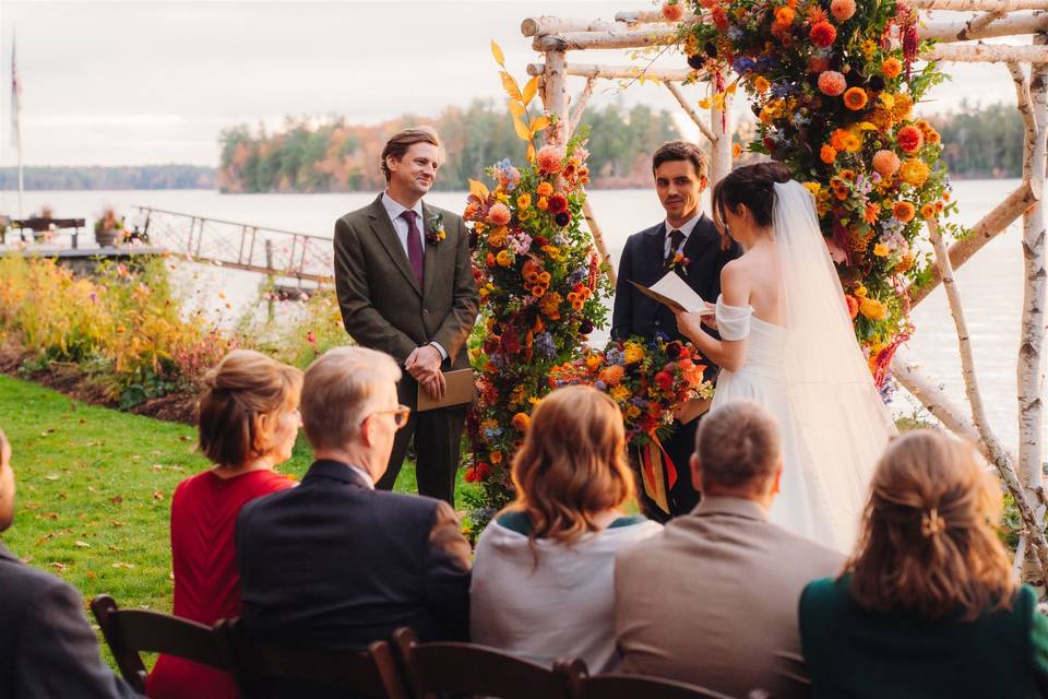 Migis Lodge Wedding Day