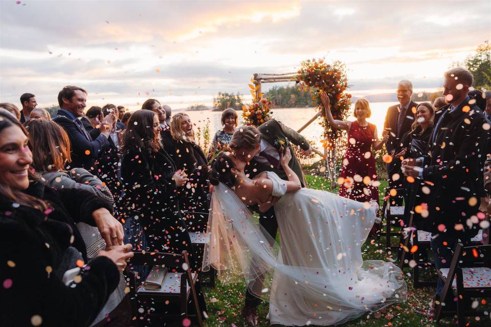 Migis Lodge Wedding Day