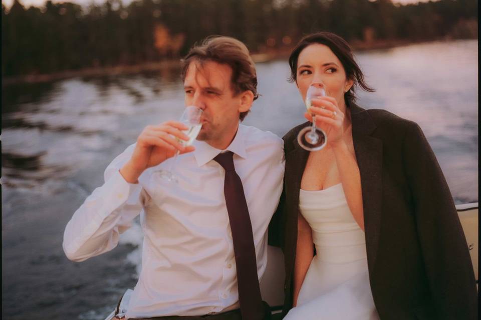 Migis Lodge Wedding Day