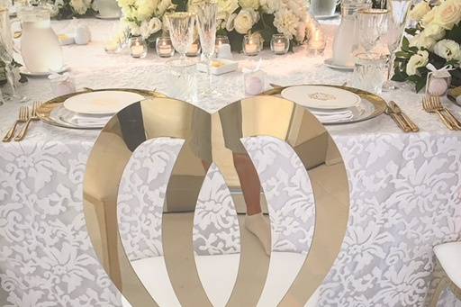 Gold infinity chair