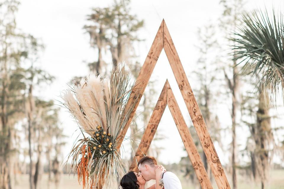 Boho style wedding