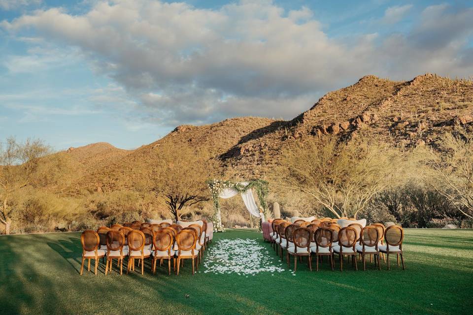 Desert wedding