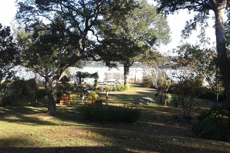 White Western wedding venue Panama City