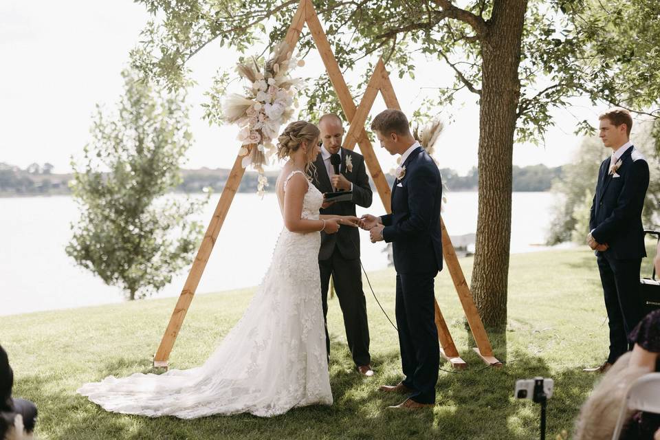 Wedding on Lake Front