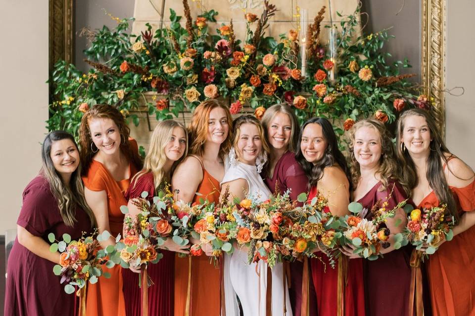 Bridesmaids- Photo Heather Nan