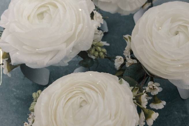 Ranunculus corsages