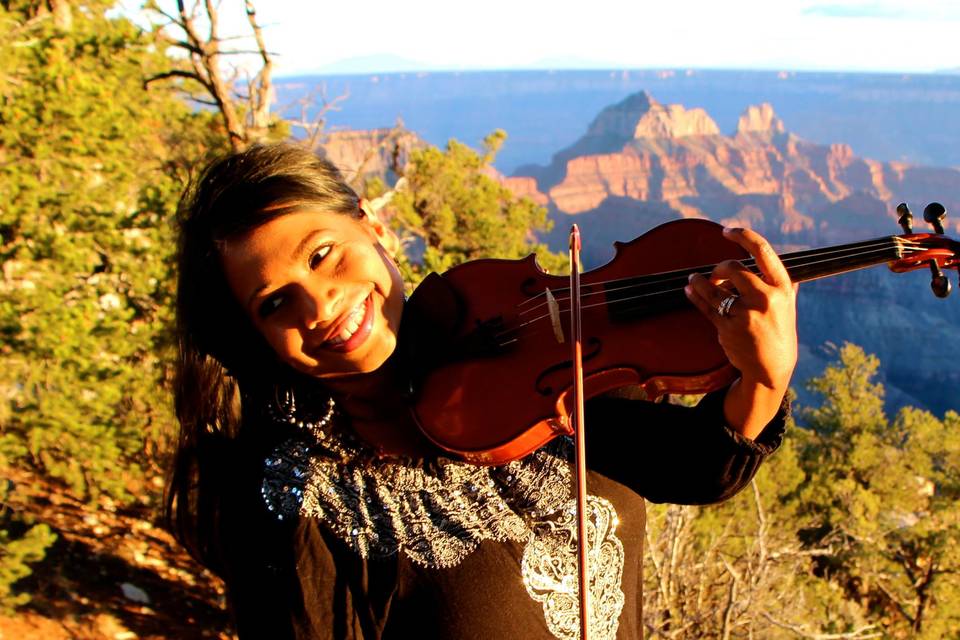 Performing at Grand Canyon