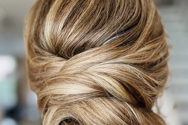 Modern updo
