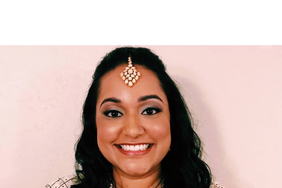 Indian bridal hair and makeup