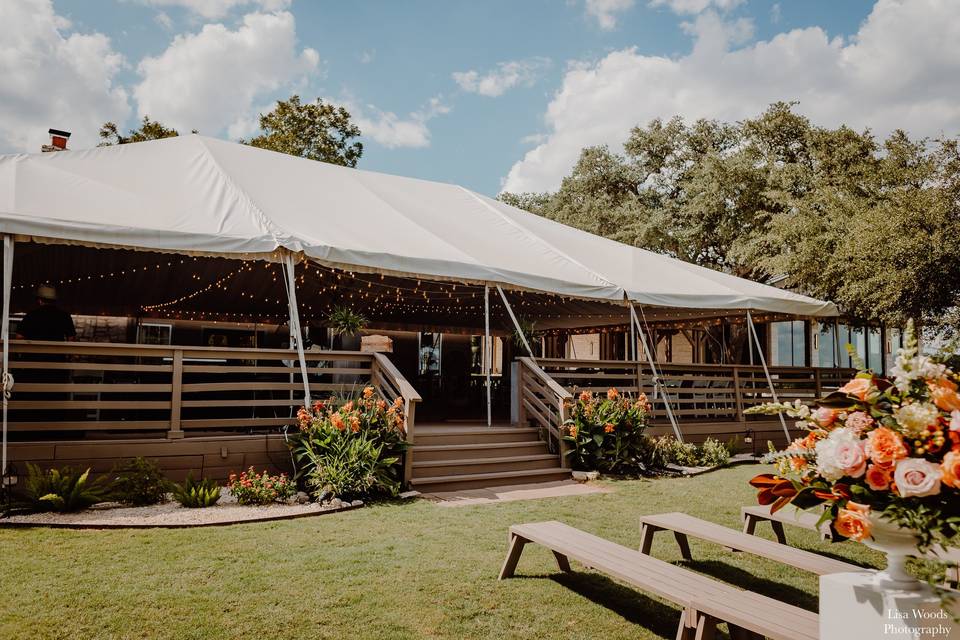 Tented Cocktail Reception