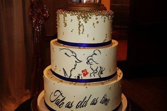 3 Tier Wedding Cake