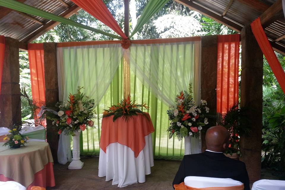 Wedding Ceremony in the Gazebo