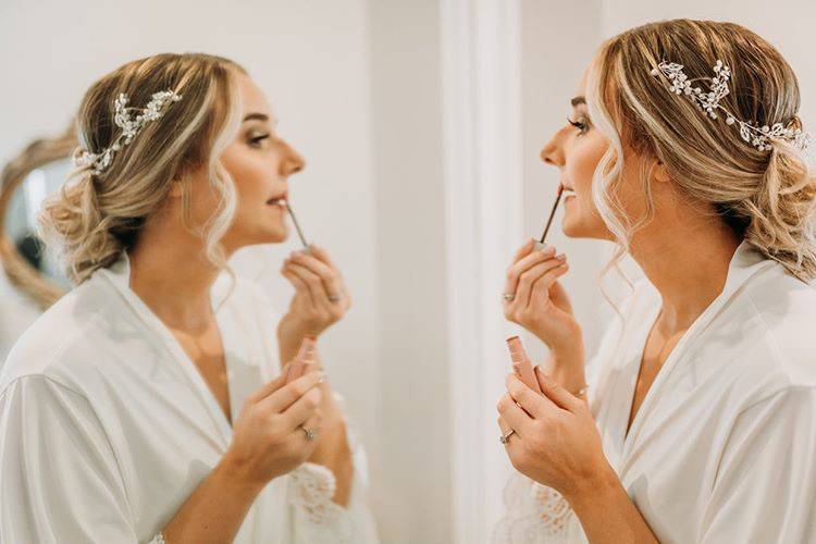 Bridal Hair w/ hair piece