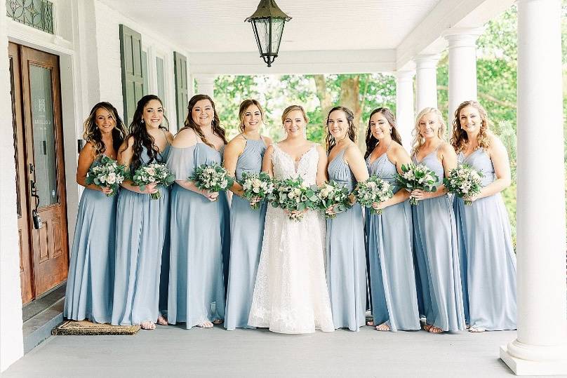 Bridal Hair + Bridesmaids