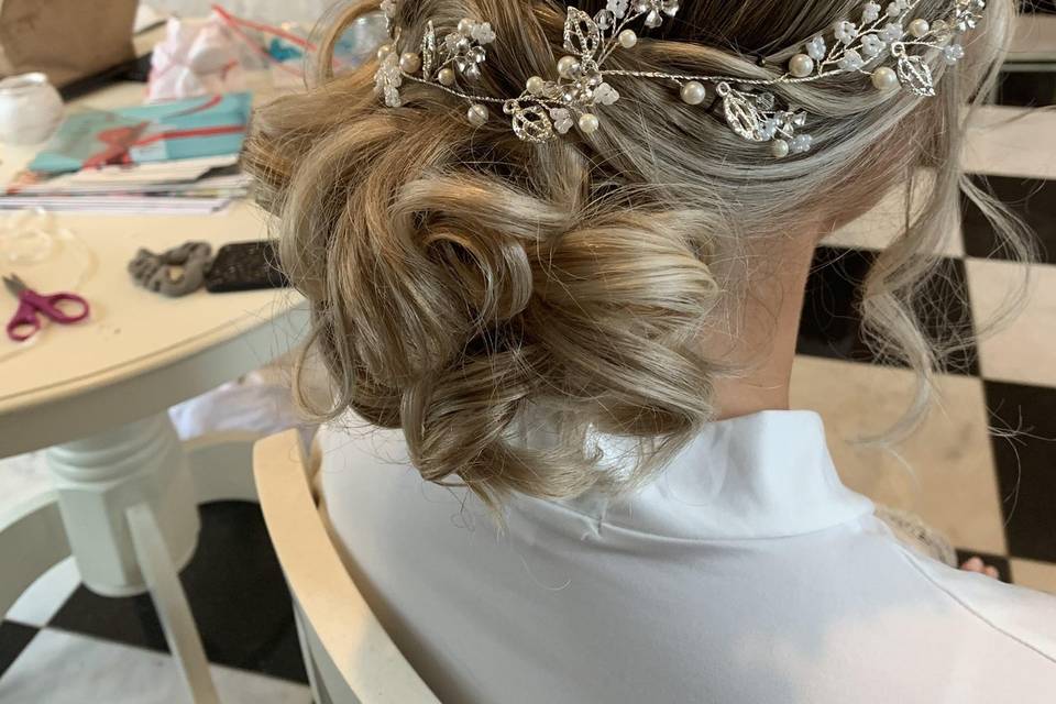 Close View - Bridal Hair