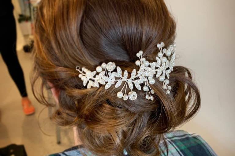 Bridal Hair at Pine Ridge Farm