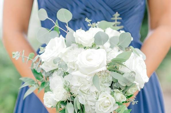 Classic White Bridesmaid