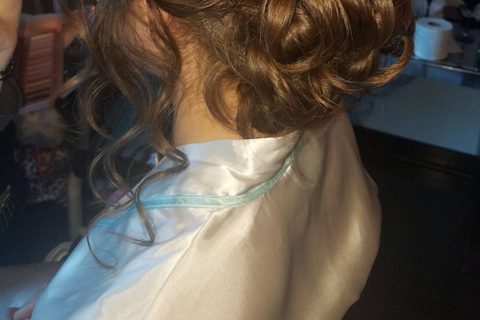 Bridal updo