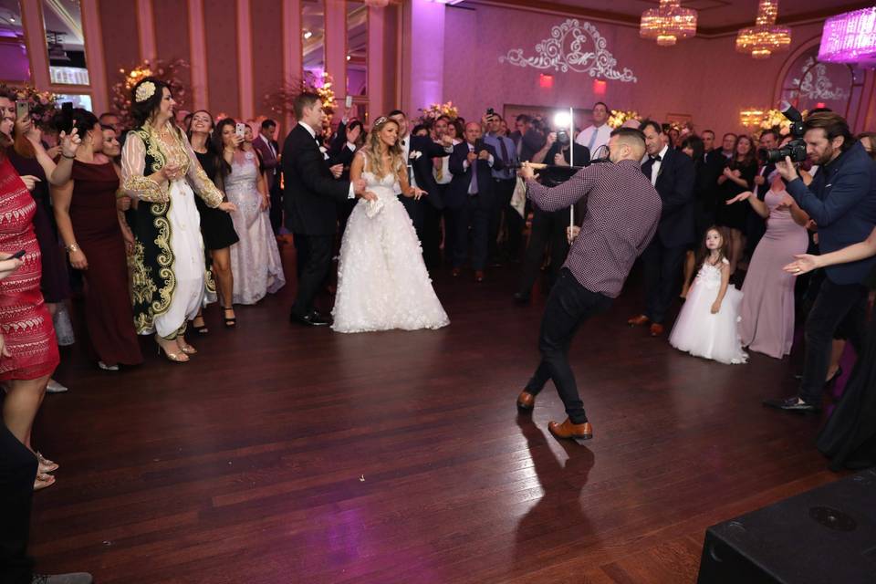 Showing off some moves