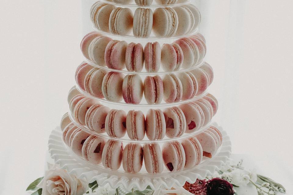 French macaron tower