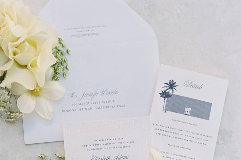 Custom Letterpress Invitations