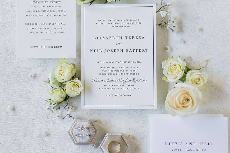 Letterpress Invitation