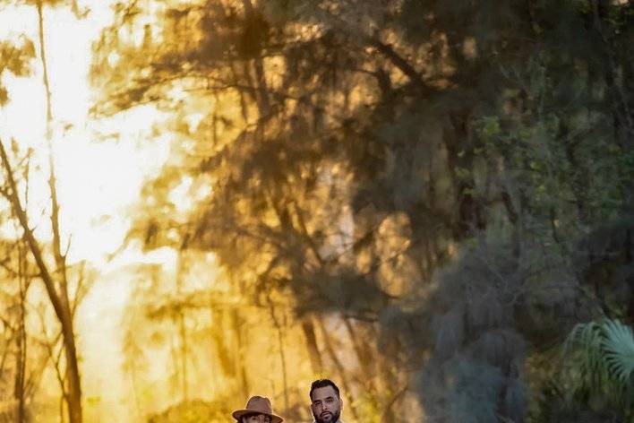 Summer time wedding in Florida