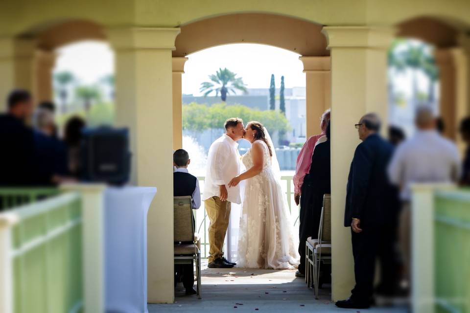 You may now kiss the bride