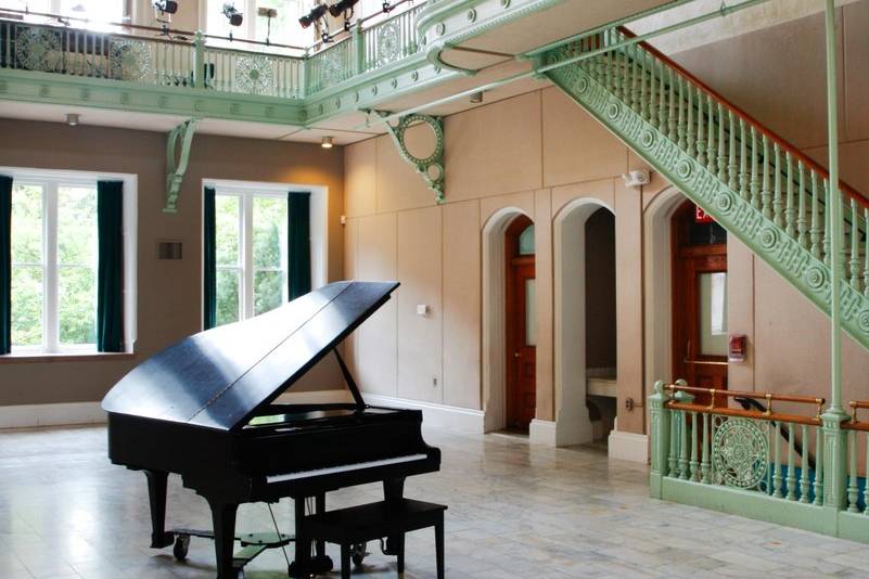 Interior with piano