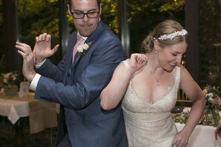 Dancing in the conservatory