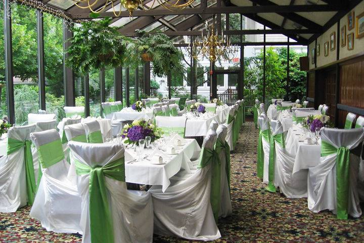 The conservatory reception