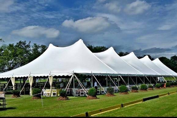 Pole tent at Mount Brilliant