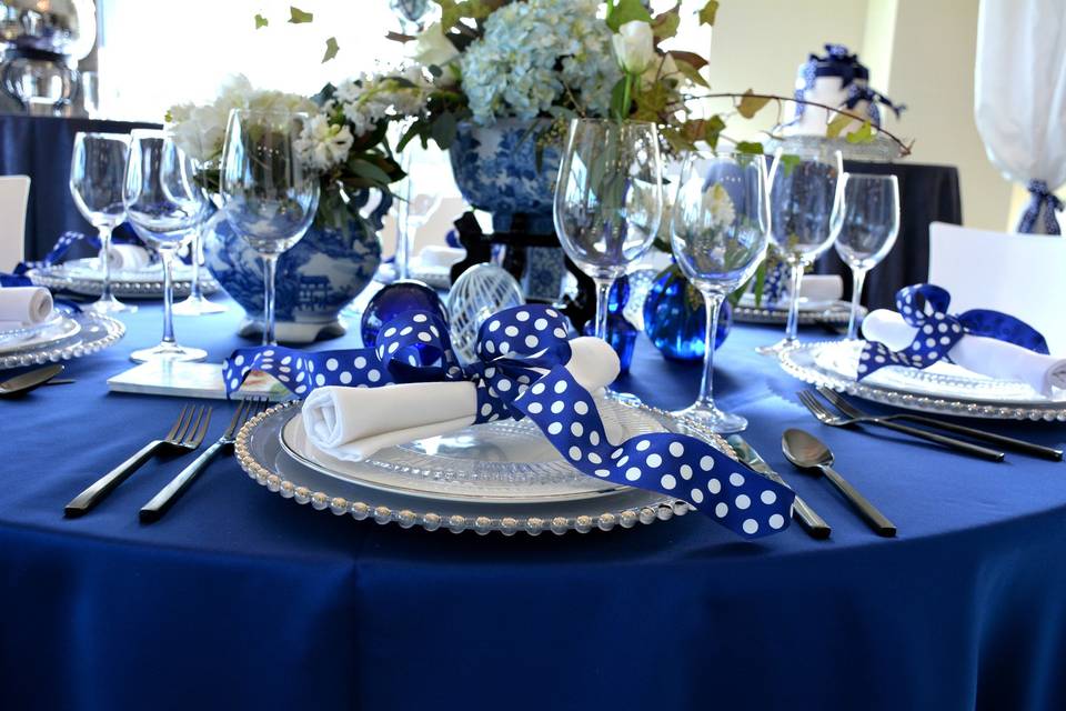 Royal blue theme