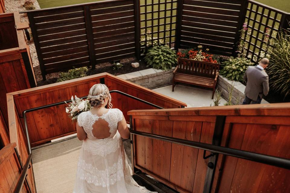 Garden Stairwell & First Look