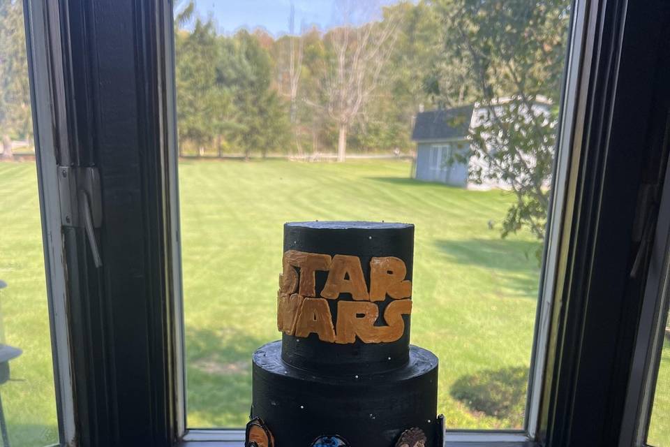 Star Wars wedding cake