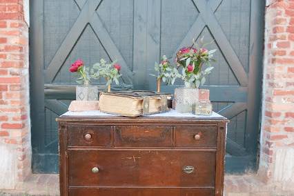 Wooden tables