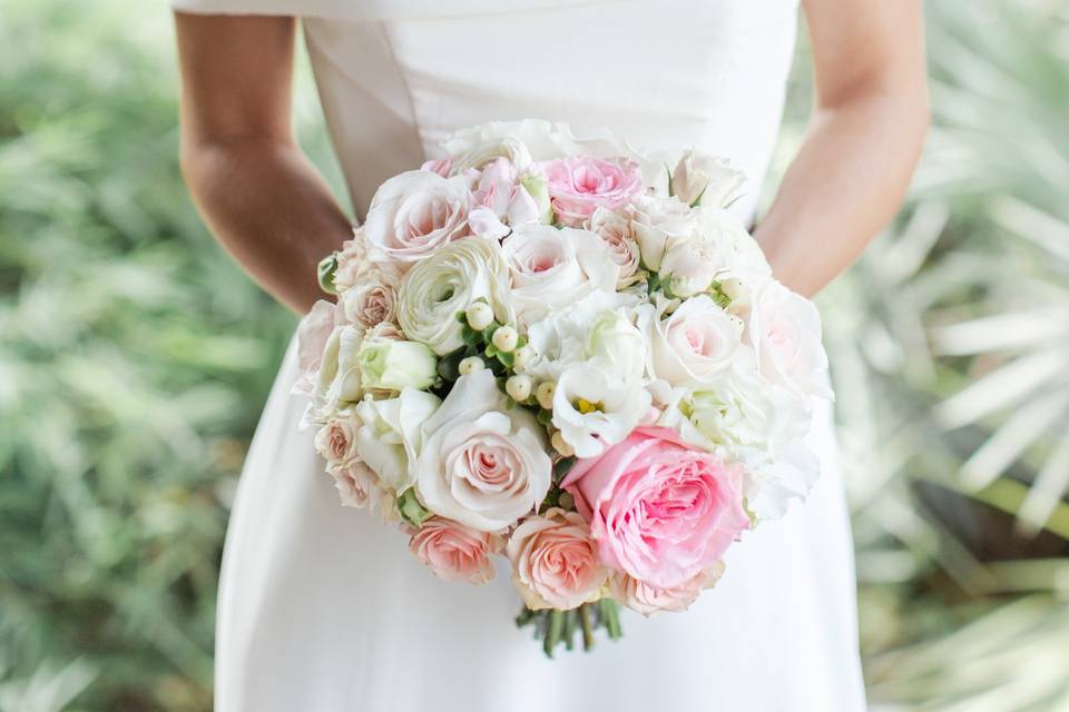 An elegant bride