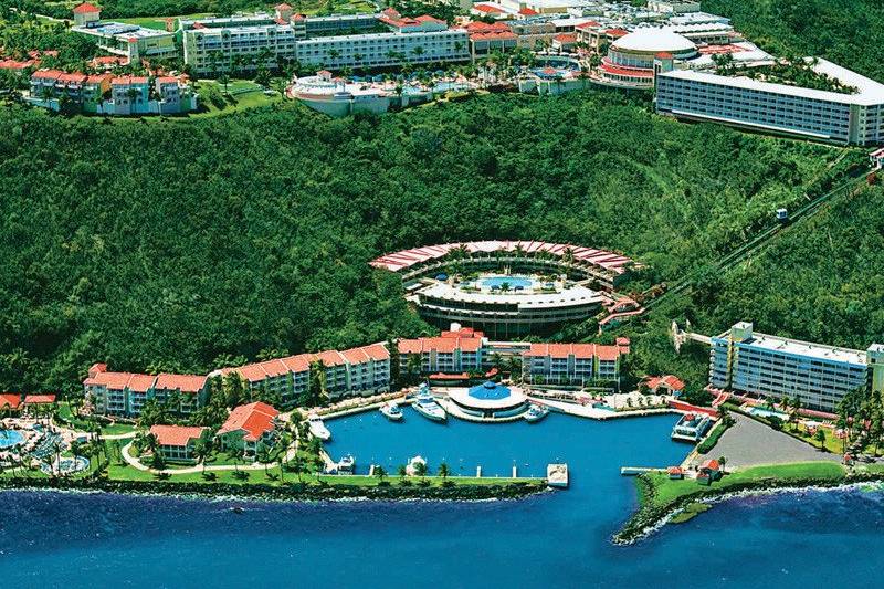 El Conquistador Resort 	<br>	Uniquely nestled on a cliff overlooking the Atlantic Ocean and the Caribbean Sea, the resorts offer world-class luxury and service.