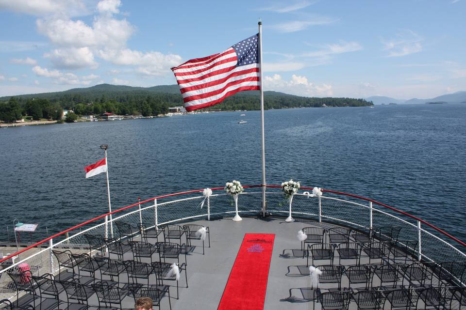 Lake George Boat Weddings