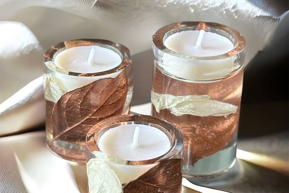 Floral preservation tealight