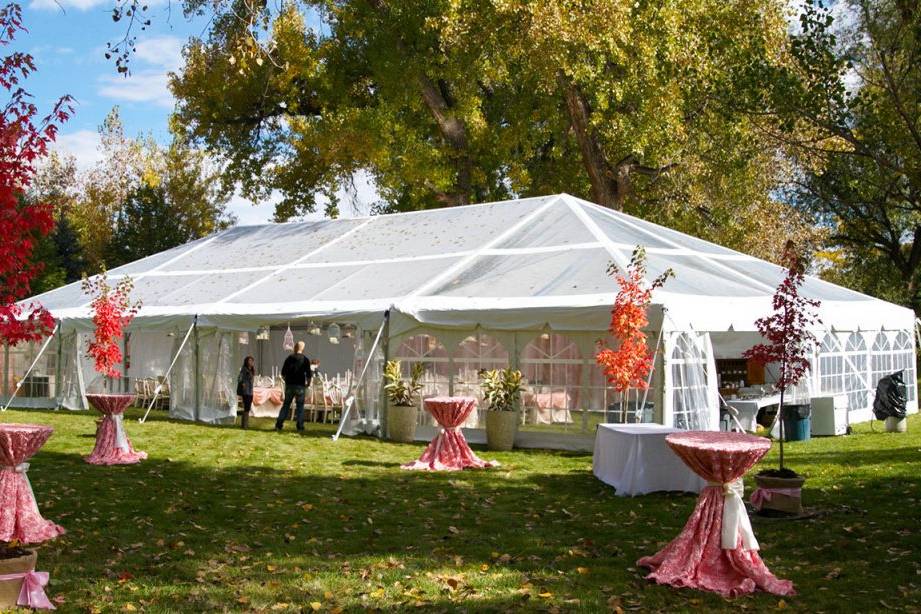 Inspiration for a tented setup