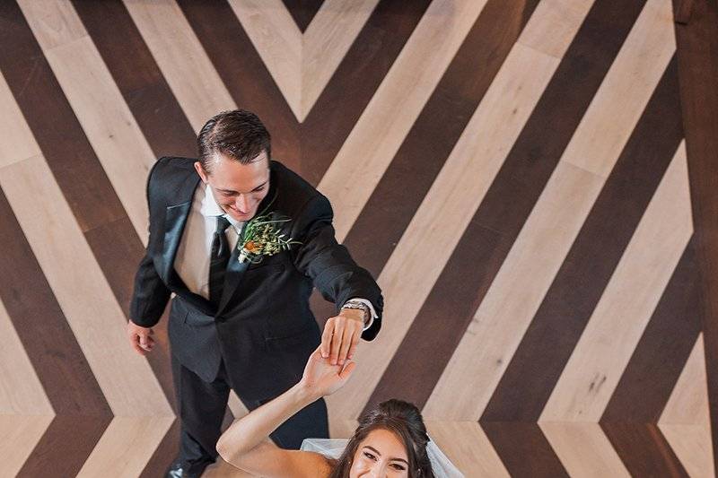 At the end of the aisle