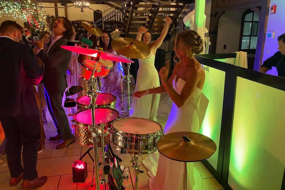 Bride on Percussion